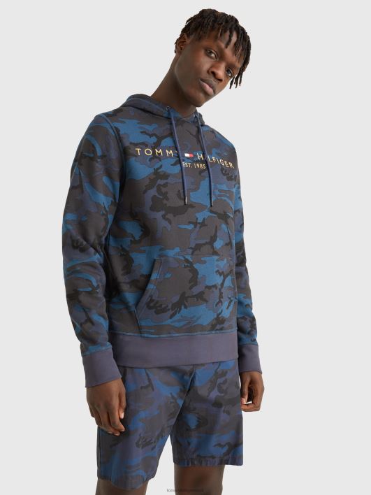 camo logoga kapuuts RJV621309 mereväe kamu Tommy Hilfiger