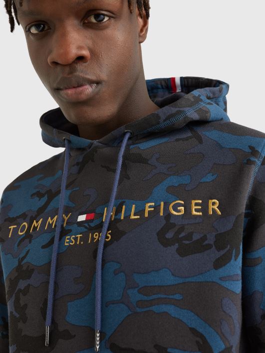 camo logoga kapuuts RJV621309 mereväe kamu Tommy Hilfiger