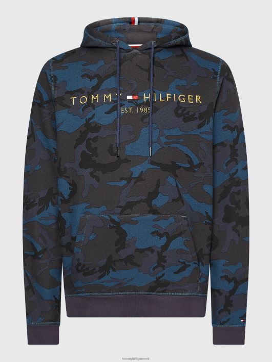 camo logoga kapuuts RJV621309 mereväe kamu Tommy Hilfiger