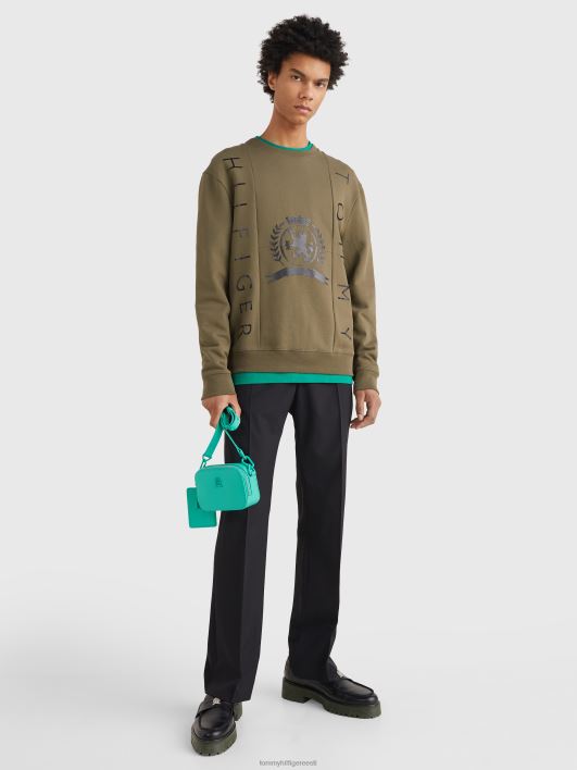 crest crew kaelaga dressipluus RJV621342 armee roheline Tommy Hilfiger