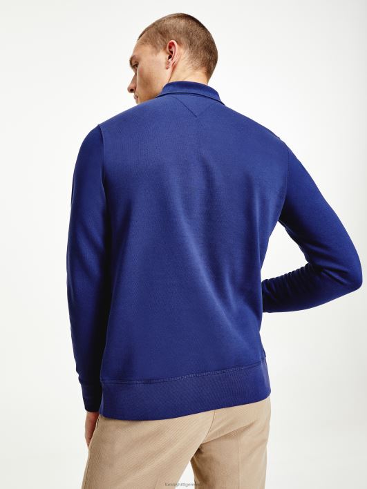 flex fliislogoga ragbisärk RJV621360 Yale'i merevägi Tommy Hilfiger