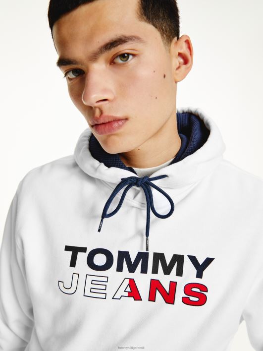 hädavajalik logoga kapuuts RJV621419 valge Tommy Hilfiger