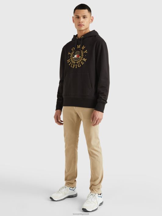 ikoonid logo tikandiga kapuuts RJV621292 must Tommy Hilfiger