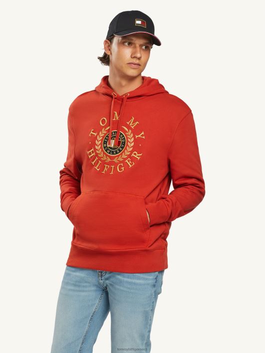 ikoonid logo tikandiga kapuuts RJV621385 kinaveri punane Tommy Hilfiger