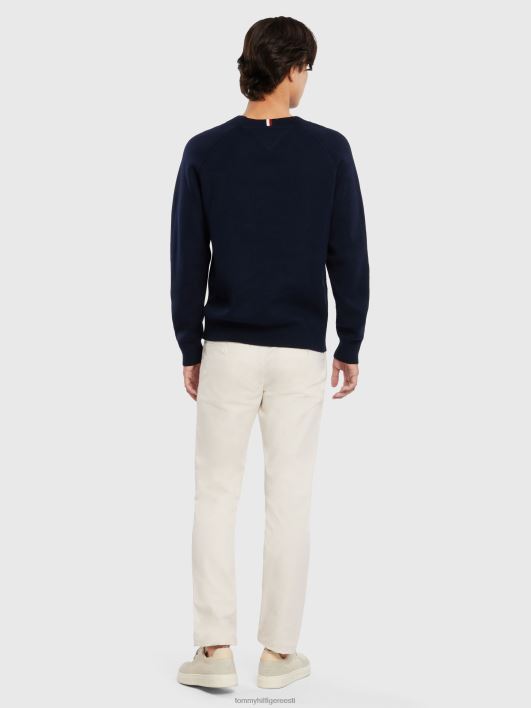 ülikooli graafiline meeskonnakael RJV621355 kõrbe taevas Tommy Hilfiger