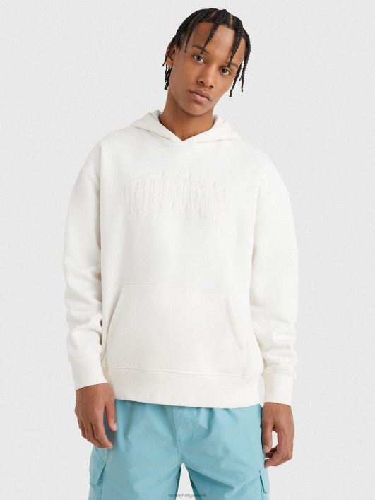 ülikooli logoga kapuuts RJV621277 iidne valge Tommy Hilfiger