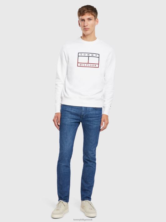 lipu piirjoon crewneck RJV621322 valge Tommy Hilfiger