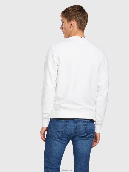 lipu piirjoon crewneck RJV621322 valge Tommy Hilfiger