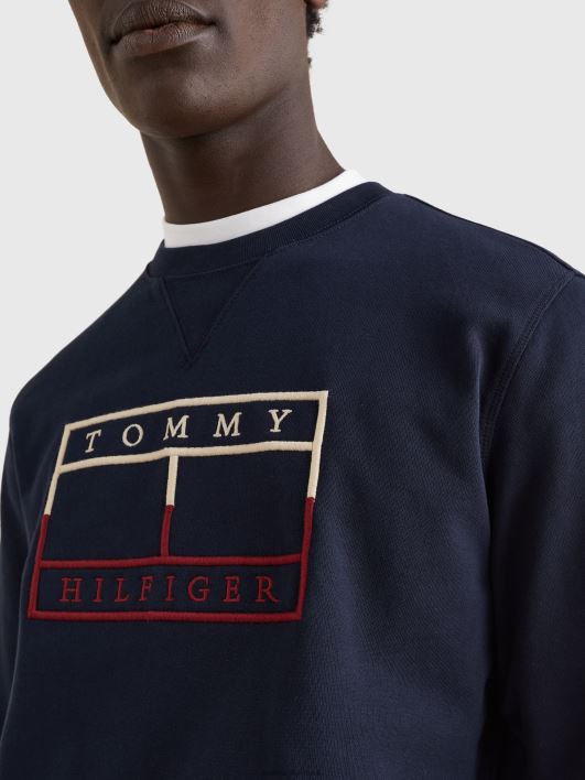 lipu piirjoon crewneck RJV621339 kõrbe taevas Tommy Hilfiger