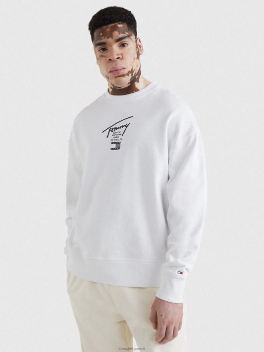 logoga dressipluus RJV621282 valge Tommy Hilfiger