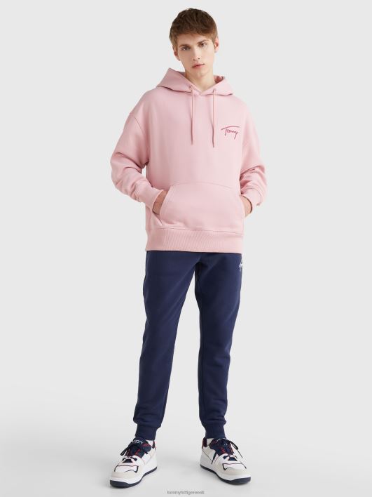 logoga lõdvestunud kapuuts RJV621284 Broadway roosa Tommy Hilfiger