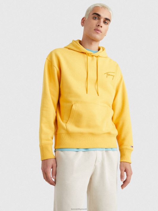 logoga lõdvestunud kapuuts RJV621323 preeriakollane Tommy Hilfiger