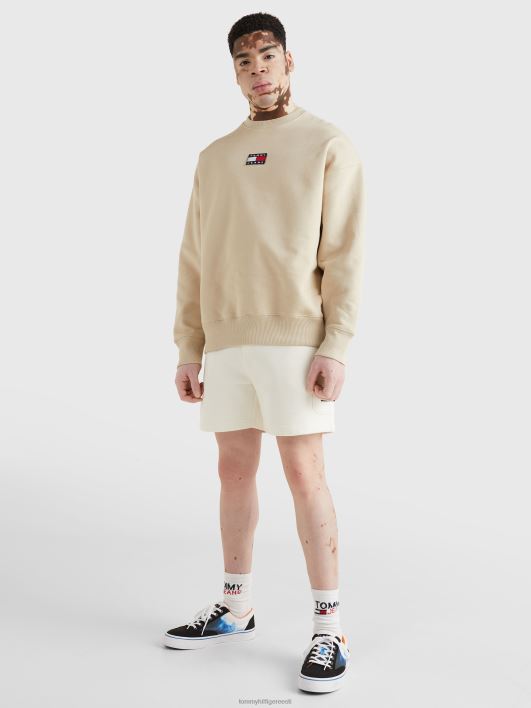 märgi fliisist dressipluus RJV621288 savanni liiv Tommy Hilfiger