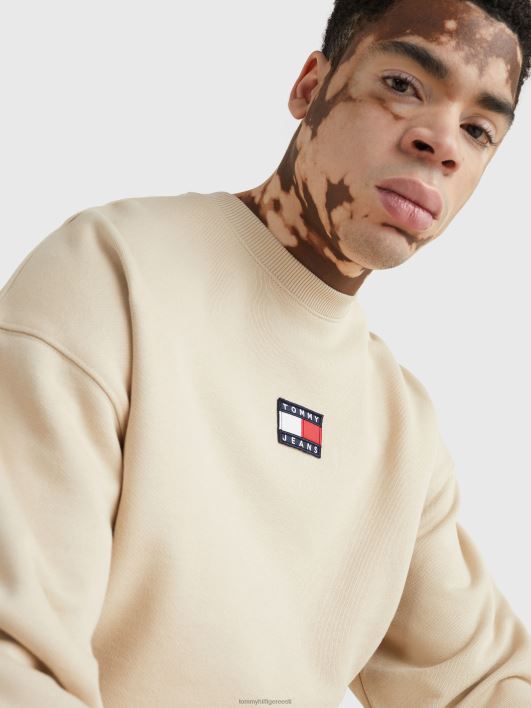 märgi fliisist dressipluus RJV621288 savanni liiv Tommy Hilfiger