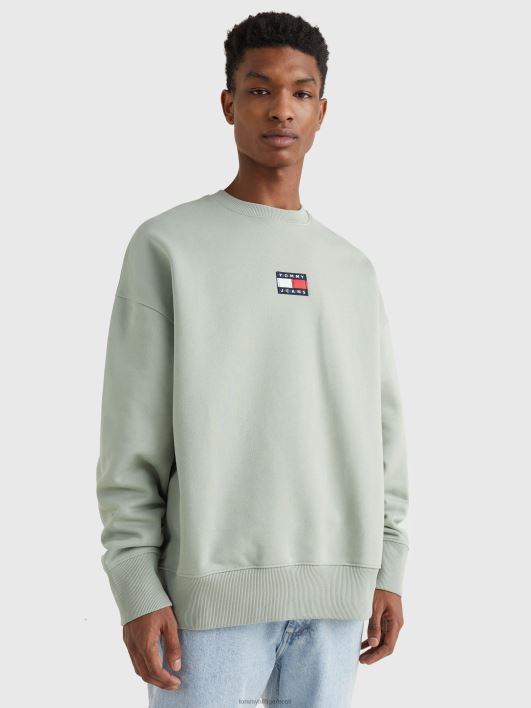 märgi fliisist dressipluus RJV621327 pleekinud paju Tommy Hilfiger