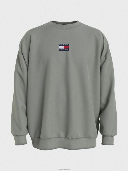 märgi fliisist dressipluus RJV621327 pleekinud paju Tommy Hilfiger