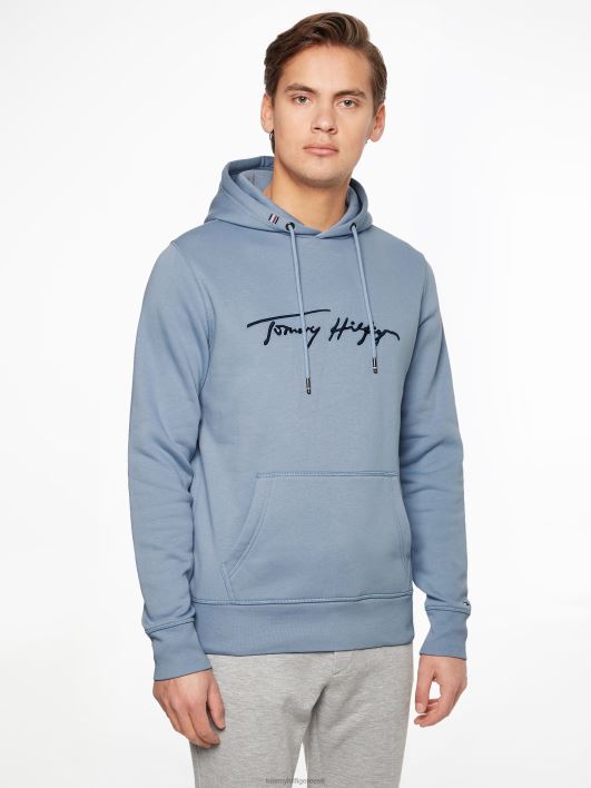 orgaanilisest puuvillast omapärane kapuuts RJV621280 koivas sinine Tommy Hilfiger