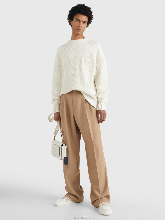 prep hari soonik-kootud kampsun RJV621411 elevandiluust Tommy Hilfiger