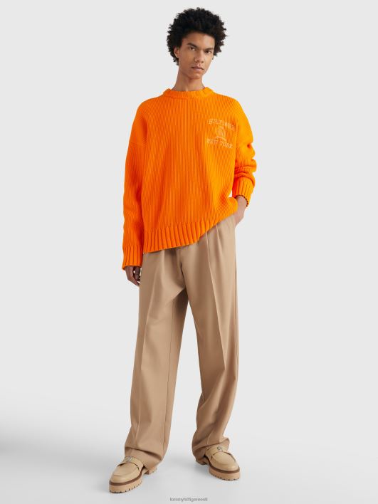 prep hari soonik-kootud kampsun RJV621444 hawaii apelsin Tommy Hilfiger