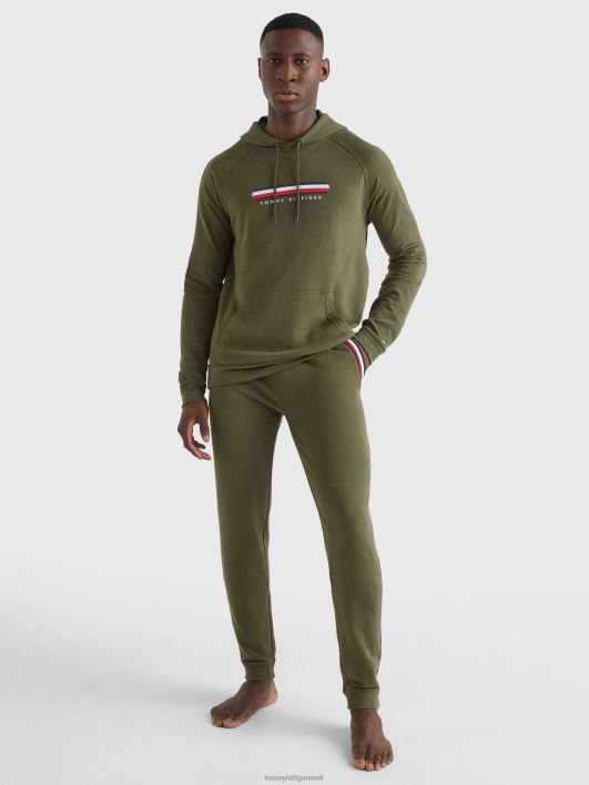 salongi logoga kapuuts RJV621358 armee roheline Tommy Hilfiger