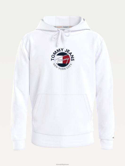 signatuurlogoga kapuuts RJV621375 valge Tommy Hilfiger
