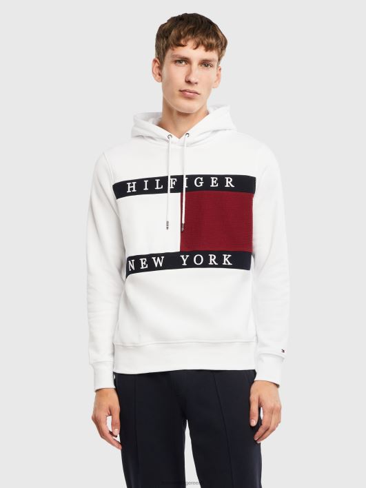 struktuur lipp kapuutsiga RJV621302 valge Tommy Hilfiger