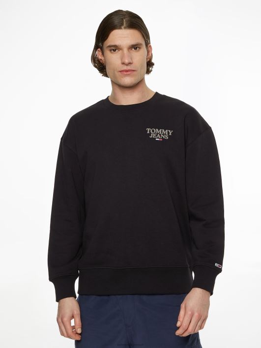 tonaalne graafiline meeskond RJV621344 must Tommy Hilfiger