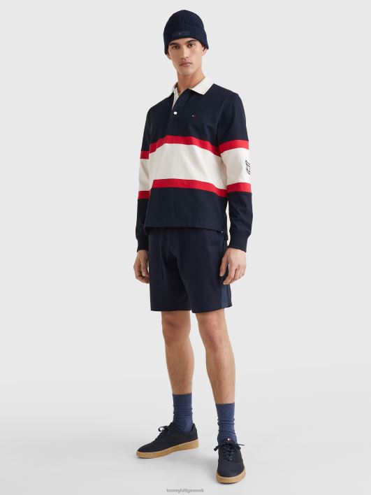 triibuline ragbi särk RJV621319 kõrbetaevas/multi Tommy Hilfiger