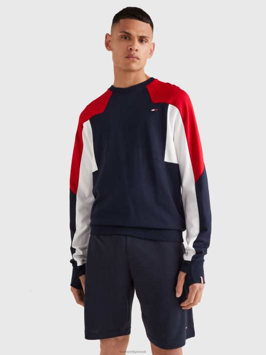 värviblokeeritud meeskond RJV621367 kõrbe taevas Tommy Hilfiger