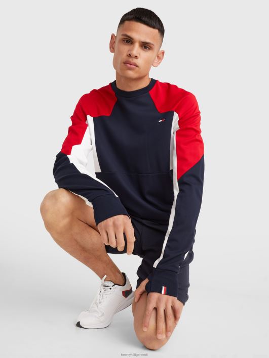 värviblokeeritud meeskond RJV621367 kõrbe taevas Tommy Hilfiger