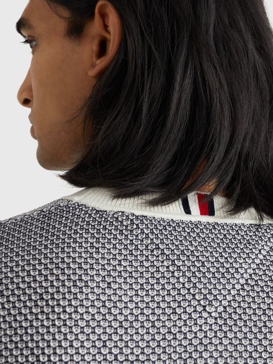 kahetooniline lõdvestunud džemper RJV62693 elevandiluust Tommy Hilfiger