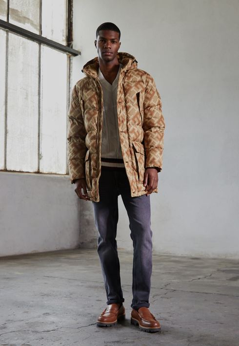 essentsiaalne rockie monogramm parka RJV624825 helepruun/beež Tommy Hilfiger