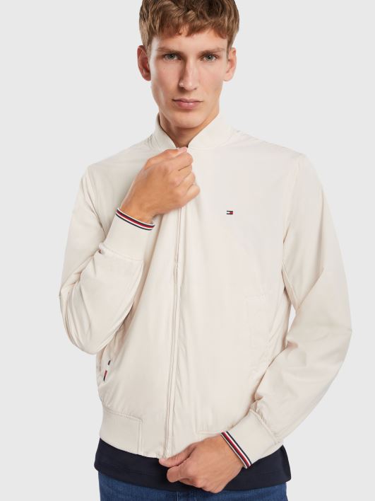 kerge bomber jope RJV62657 sulg valge Tommy Hilfiger