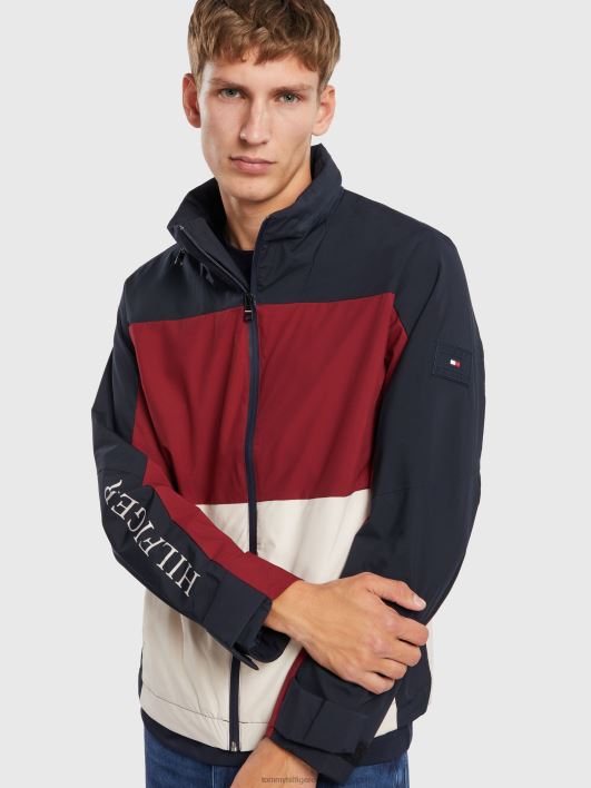 kerge purjevärviblokk tuulejope RJV62658 kõrbetaeva värviplokk Tommy Hilfiger