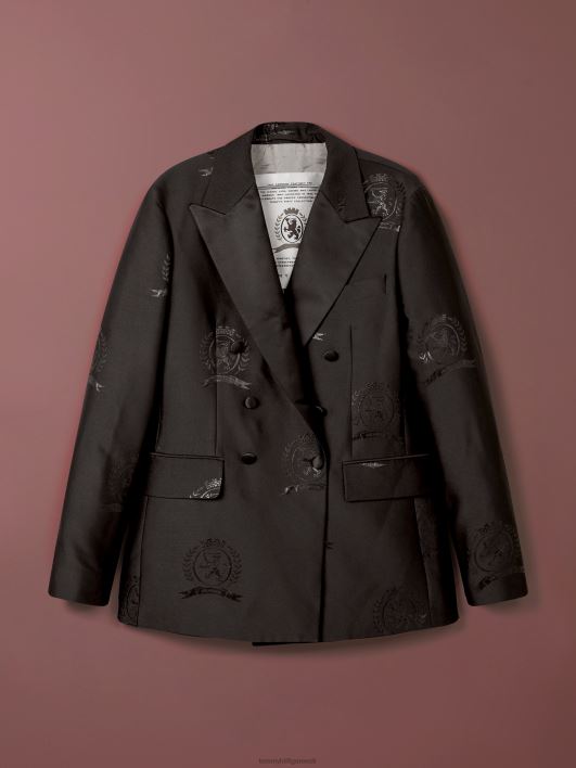 kollektsiooni crest žakaarbleiser RJV62672 must Tommy Hilfiger