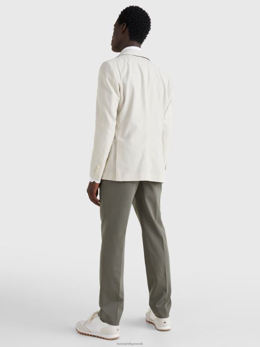 konstrueeritud slim fit bleiser RJV62641 valge Tommy Hilfiger