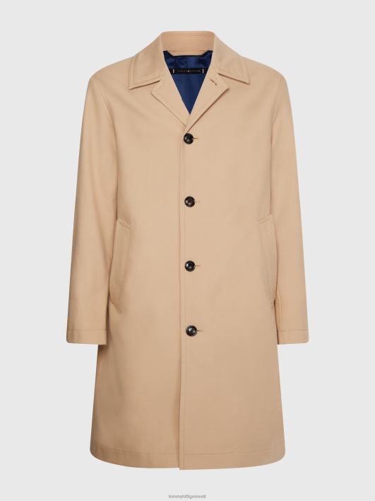 kontrastse voodriga automantel RJV62668 kõrbe khaki Tommy Hilfiger