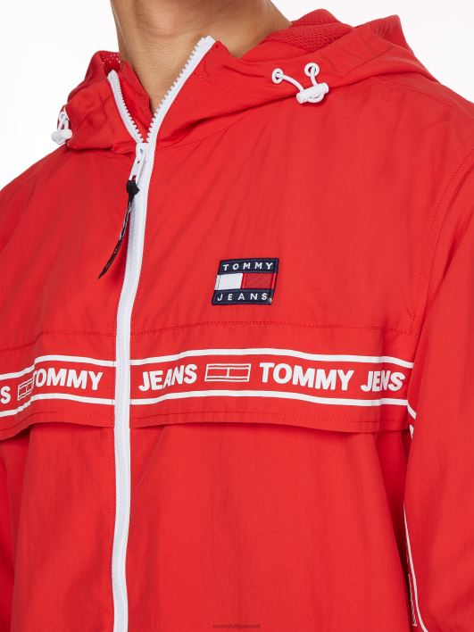 logo teip chicago tuulejope RJV62626 sügav karmiinpunane Tommy Hilfiger
