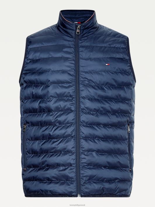 pakitav tepitud vest RJV62666 kõrbe taevas Tommy Hilfiger