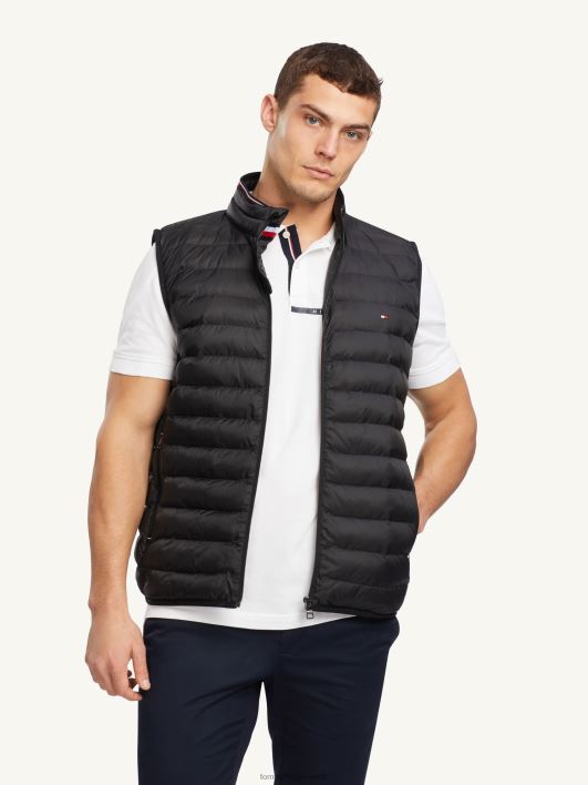 pakitav tepitud vest RJV62669 must Tommy Hilfiger