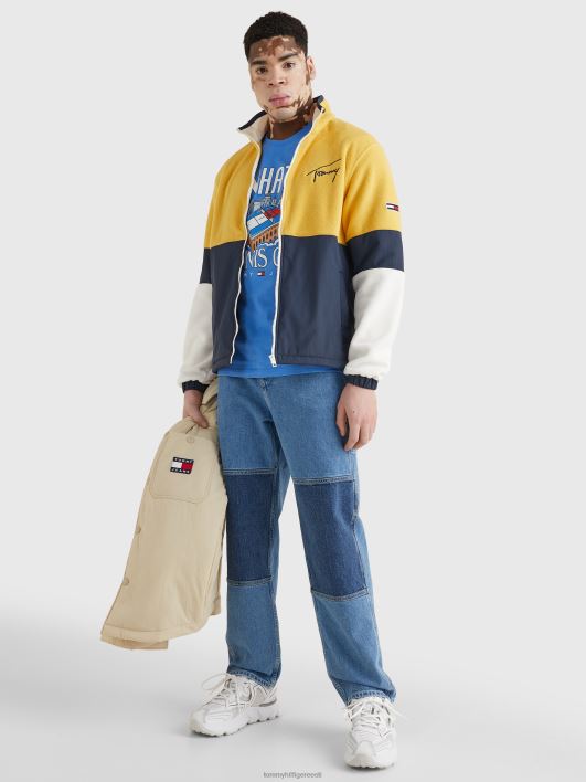 signatuuriga segatehnikaga jakk RJV62659 toskaana kollane Tommy Hilfiger