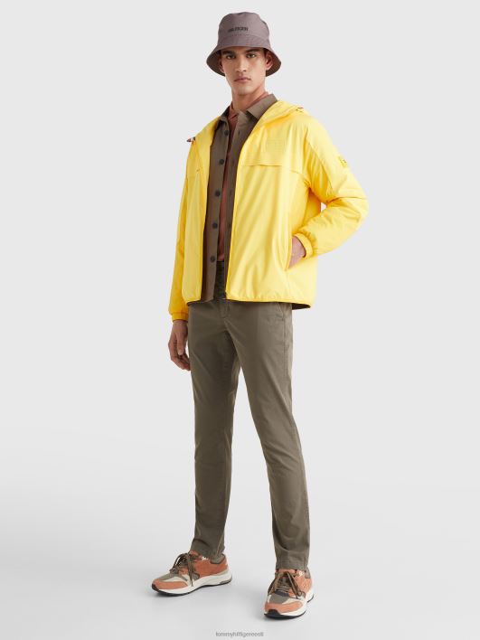 tech logoga kapuutsiga jope RJV62642 soe kollane Tommy Hilfiger