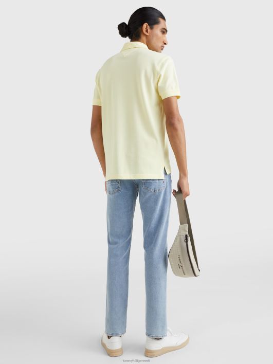 1985 flex orgaanilisest puuvillast polo RJV621107 sidruni keerd Tommy Hilfiger