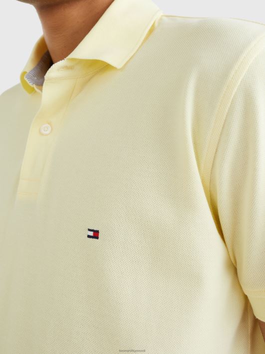 1985 flex orgaanilisest puuvillast polo RJV621107 sidruni keerd Tommy Hilfiger