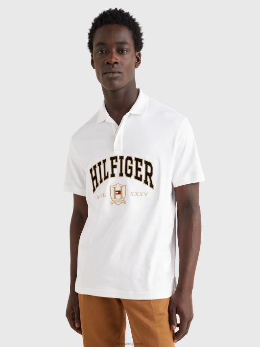ikoon tavaline polo RJV621160 valge Tommy Hilfiger