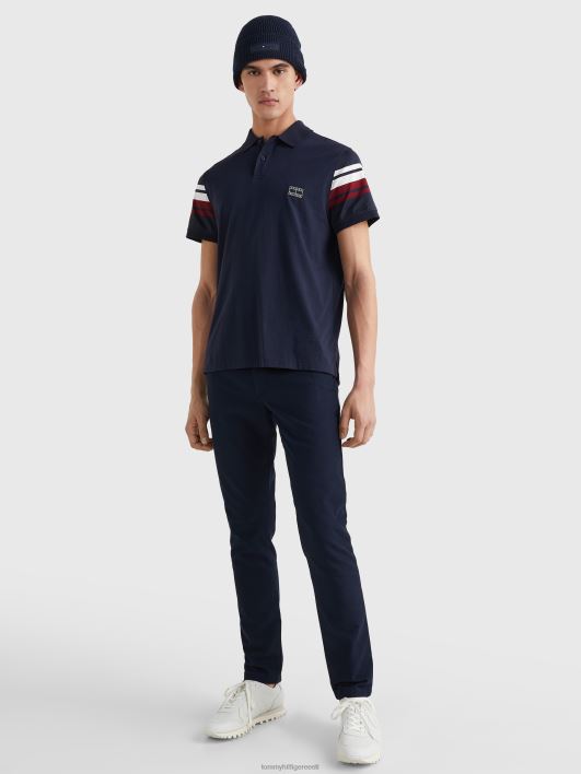 lint polo RJV621161 kõrbetaevas / ecru / rouge Tommy Hilfiger