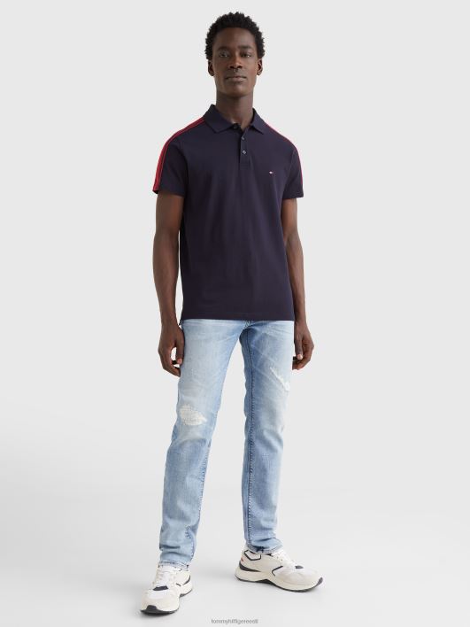 lipukontuuri lint õhuke polo RJV621163 kõrbe taevas Tommy Hilfiger