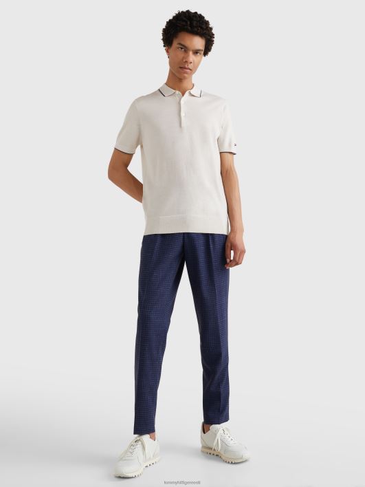 meriinovillane polo RJV621181 sulg valge Tommy Hilfiger