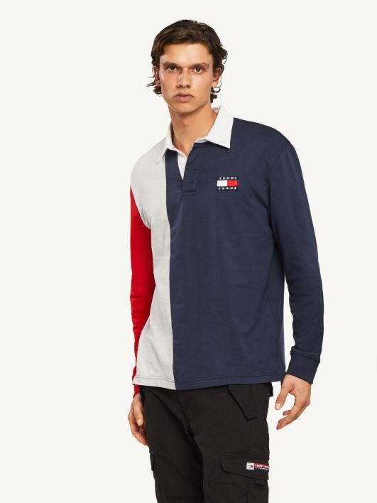 ragbi polosärk RJV621098 hämar merevägi Tommy Hilfiger