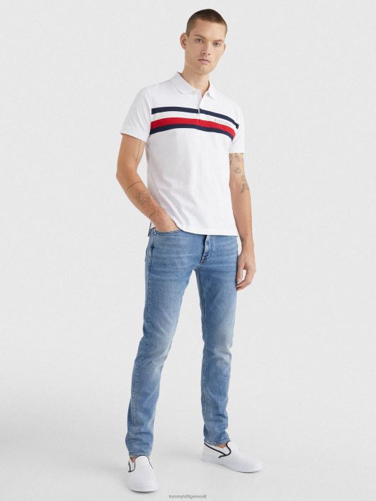 signatuurlint tavaline sobiv polo RJV621146 valge Tommy Hilfiger